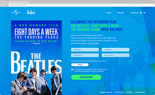 Eight Days A Week Website